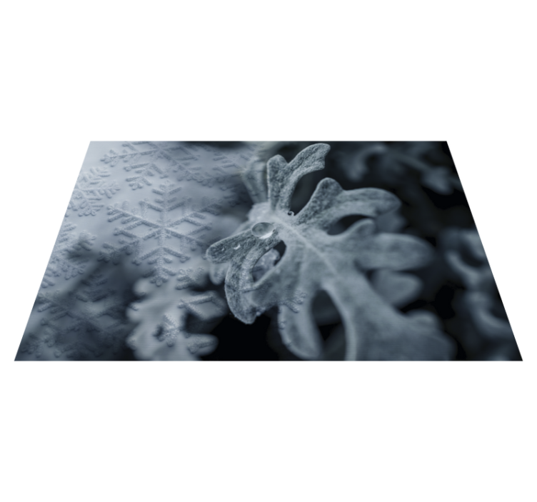 Elegantni vzorci snežink teksturni pogrinjek - TenStickers