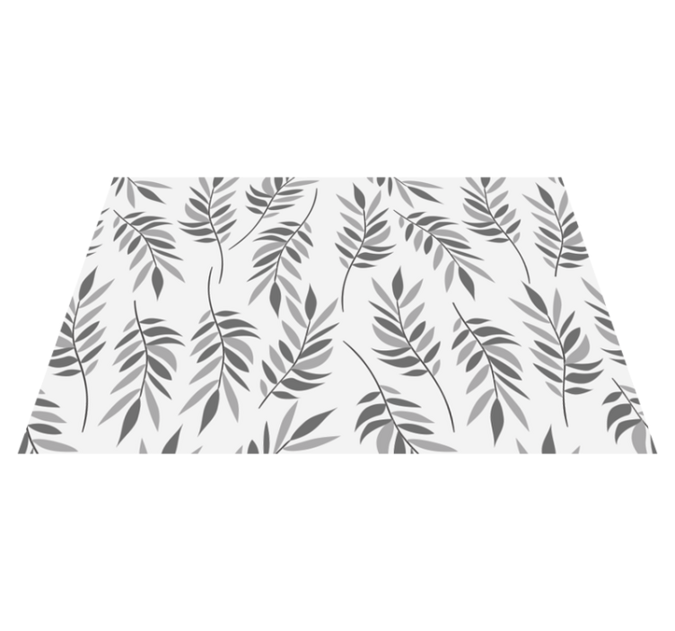 Elegant leaf pattern teksturna pogrinjek - TenStickers