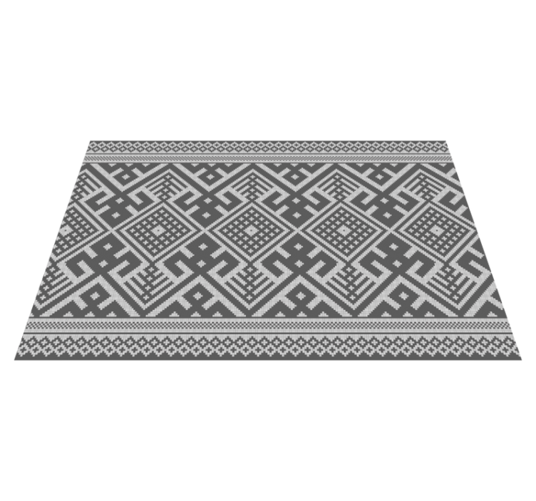 Geometric pattern table setting teksturna pogrinjek - TenStickers