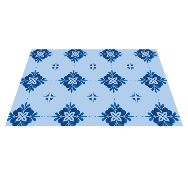 Blooming print table cover teksturna pogrinjek - TenStickers