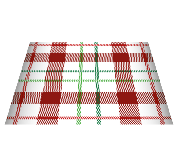Plaid pattern table cover božična pogrinjek - TenStickers