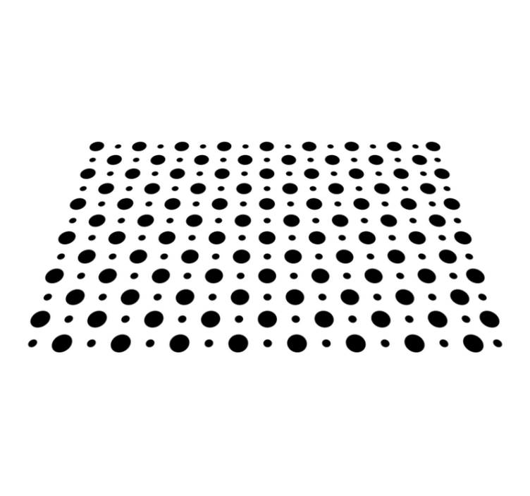 Black polka dots teksturni pogrinjek - TenStickers