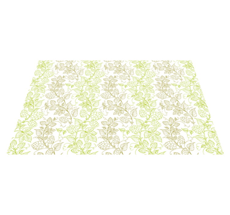 Botanical leaf motif teksturni pogrinjek - TenStickers