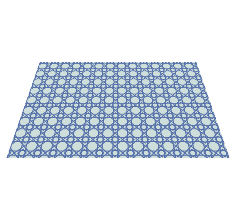 Elegant blue pattern teksturna pogrinjek - TenStickers