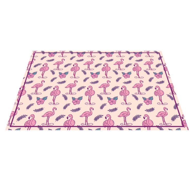 Originalne pogrinjke z vzorcem flaminga - TenStickers