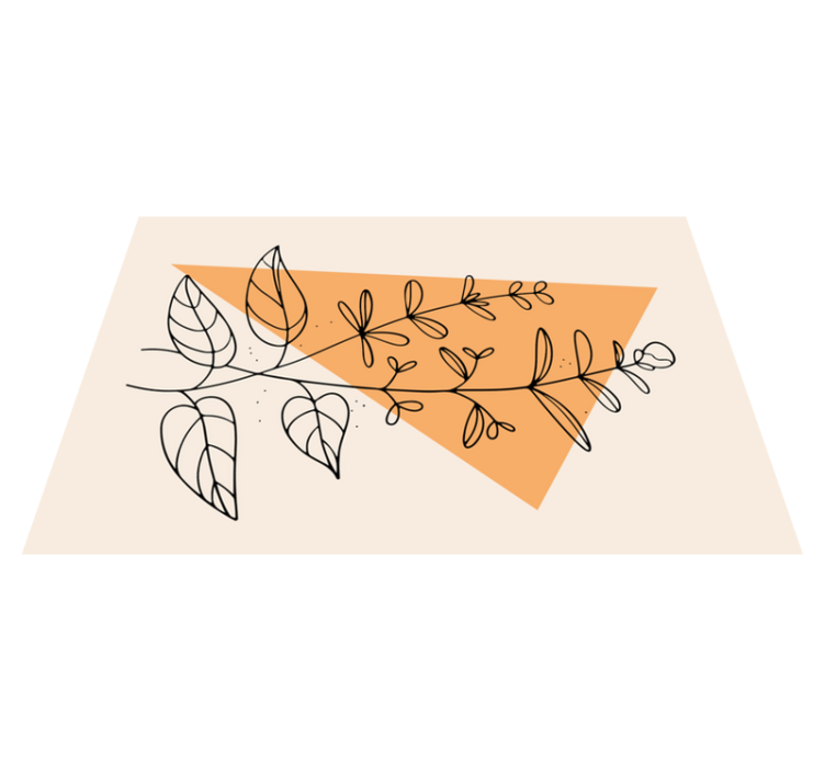 Floral abstract design izvirna jedilna podloga - TenStickers