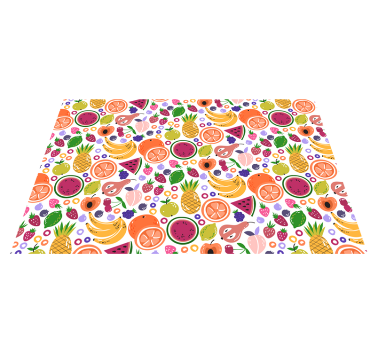 Fruit pattern print otroški pogrinjek za mizo - TenStickers