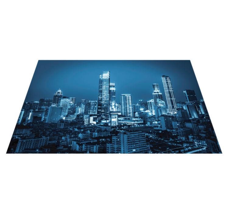 City skyline view moderno pogrinjanje - TenStickers