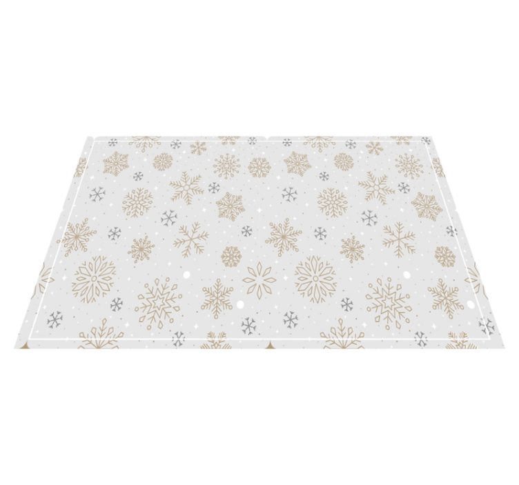 Snowflake pattern table decor božični pogrinjek - TenStickers