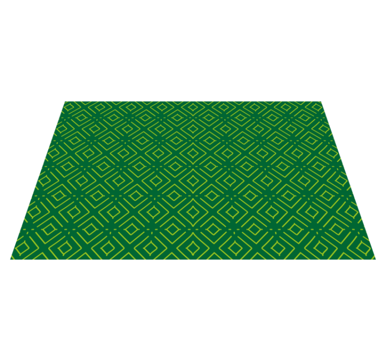 Geometric green pattern teksturna pogrinjek - TenStickers
