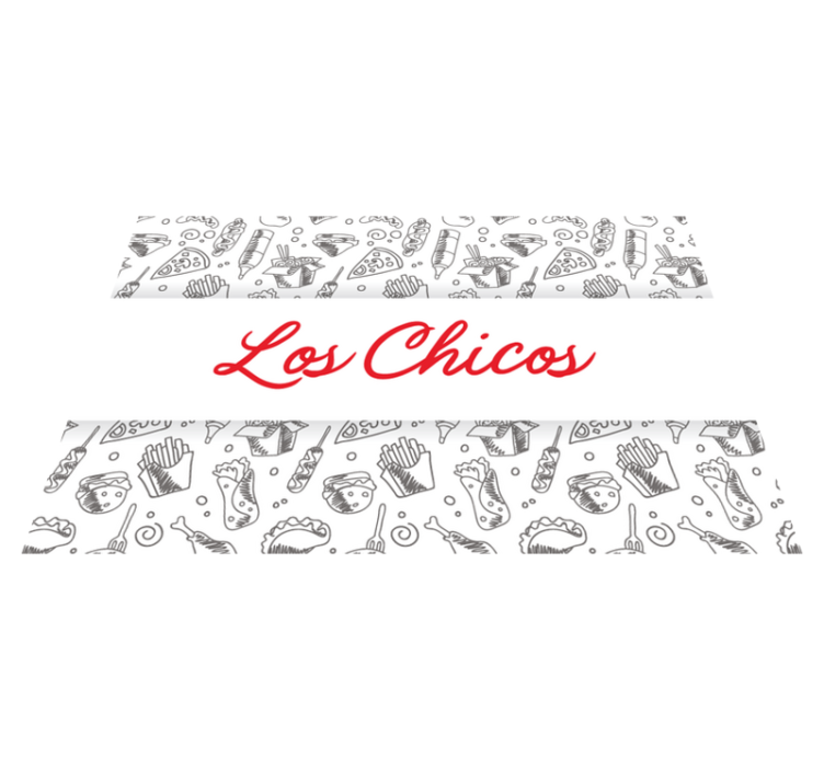 Fun food illustrations otroški pogrinjek za mizo - TenStickers