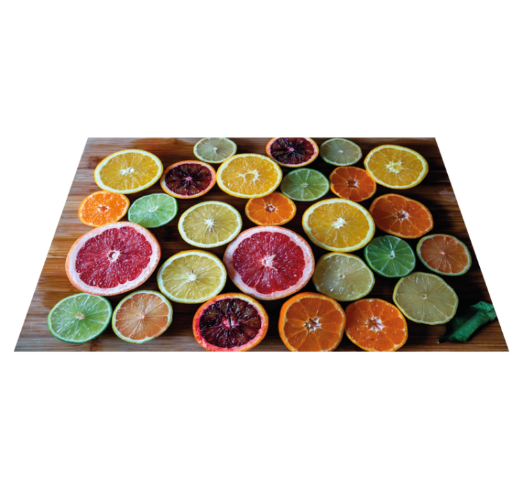 Citrus fruit arrangement izvirna jedilna podloga - TenStickers