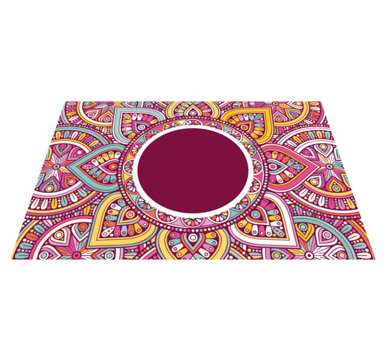 Colorful mandala pattern izvirna jedilna podloga - TenStickers