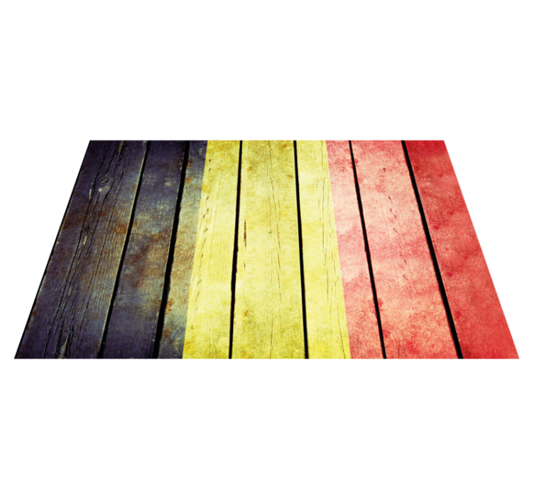 Colorful wooden plank teksturna pogrinjek - TenStickers