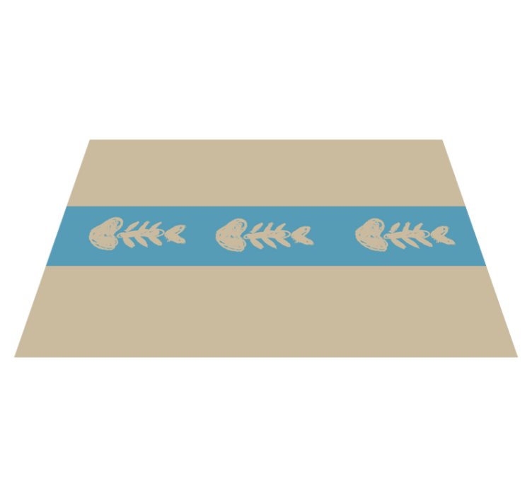 Unique fish bone pattern izvirna jedilna podloga - TenStickers