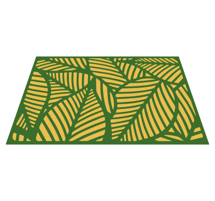 Leaf pattern overlay teksturna pogrinjek - TenStickers