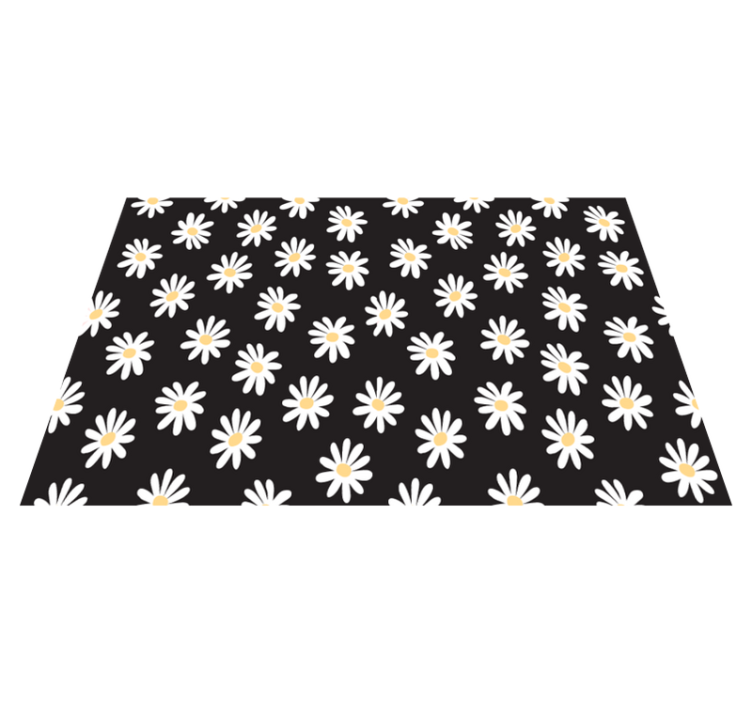 Daisy floral pattern otroški pogrinjek za mizo - TenStickers