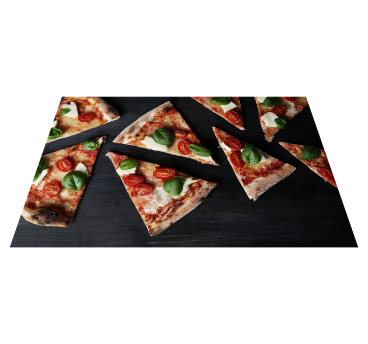 Sliced pizza arrangement za restavracijsko mizo - TenStickers