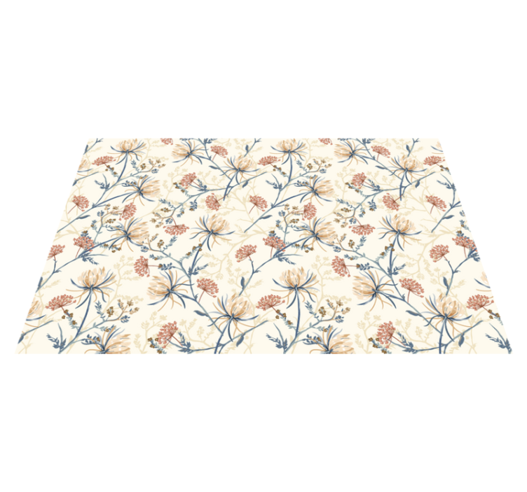 Floral motif tabletop izvirna jedilna podloga - TenStickers
