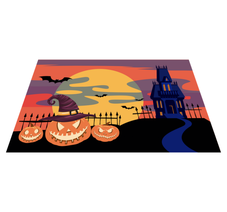 Pumpkin nightmare scene pogrinjek - TenStickers