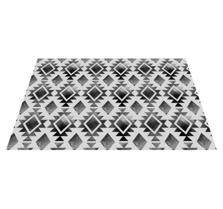 Geometric monochrome pattern teksturni pogrinjek - TenStickers