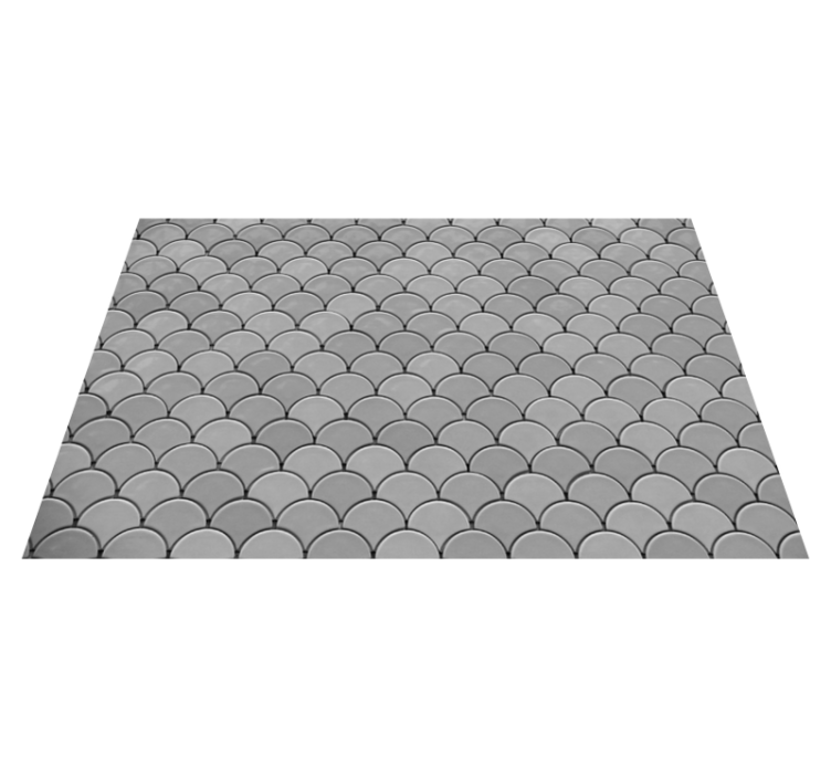 Scalloped pattern surface teksturna pogrinjek - TenStickers