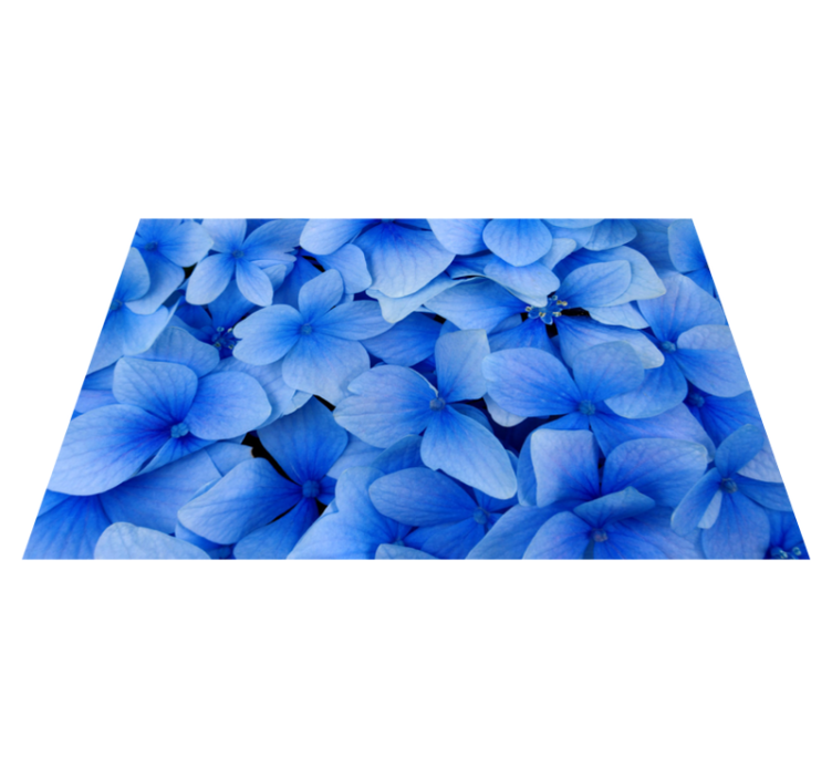 Hydrangea petals pattern teksturna pogrinjek - TenStickers