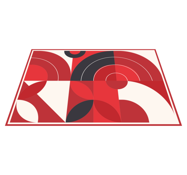 Vibrant geometric forms sodobne mize - TenStickers