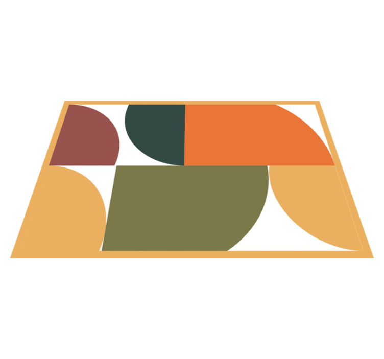 Stylish geometric shapes za moderno mizo - TenStickers