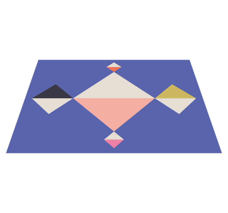 Geometric color squares sodobna miza - TenStickers