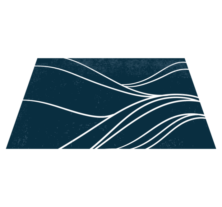 Elegant wave pattern moderno podstavki - TenStickers