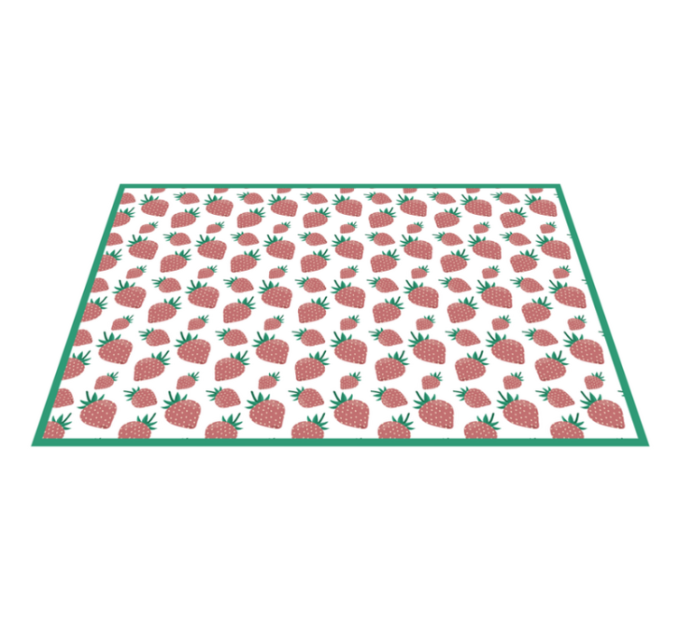 Strawberry motif surface izvirna jedilna podloga - TenStickers
