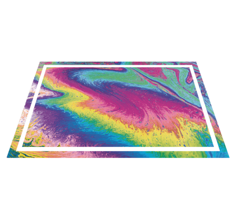 Pogrinjek z mavrično teksturo - TenStickers