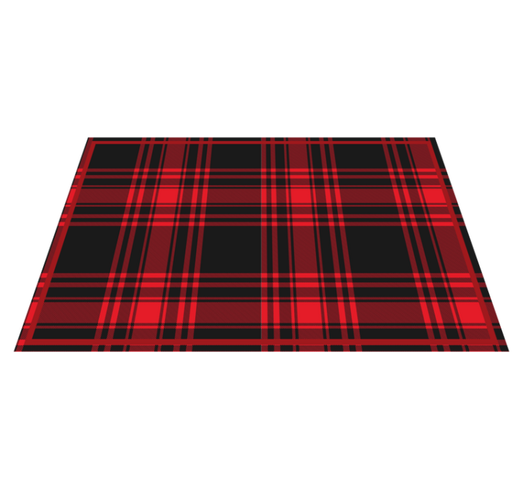 Tartan pattern table surface teksturni pogrinjek - TenStickers
