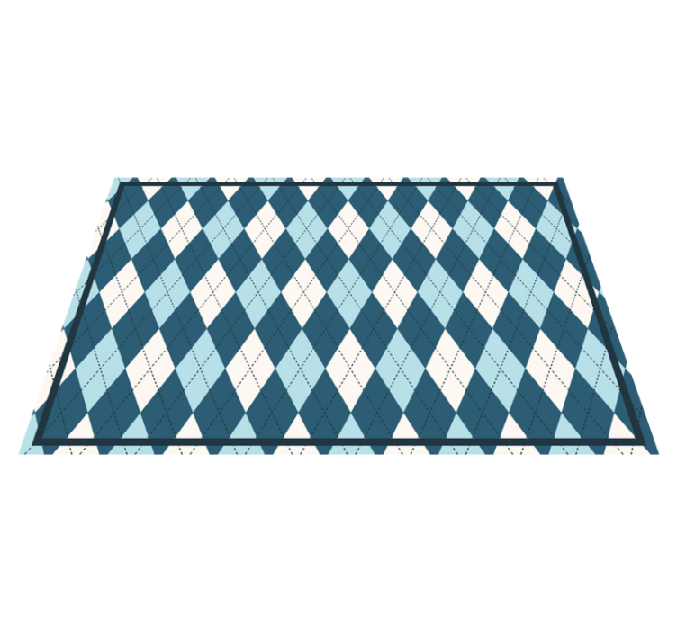 Harlequin pattern style moderno prekrivanje mize - TenStickers