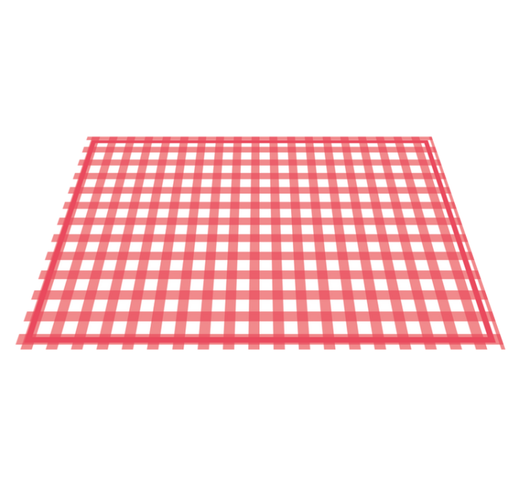 Checkered red pattern teksturna pogrinjek - TenStickers