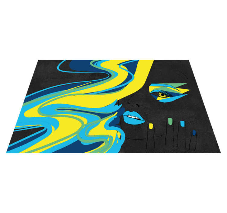 Bold face art izvirna jedilna podloga - TenStickers