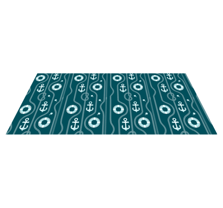 Nautical anchor motif izvirna jedilna podloga - TenStickers