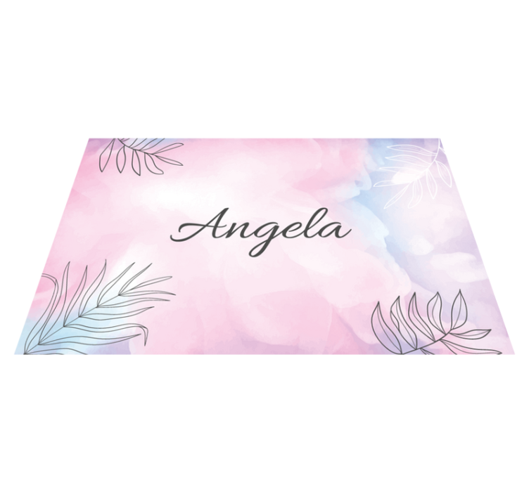 Elegant floral platter osebni pogrinjek - TenStickers
