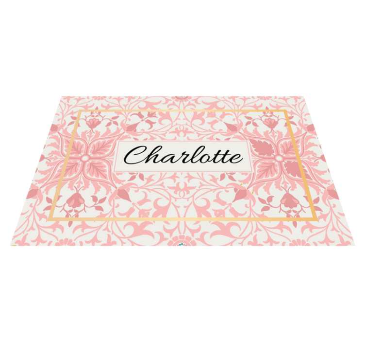 Customized botanical arrangement z imenom - TenStickers