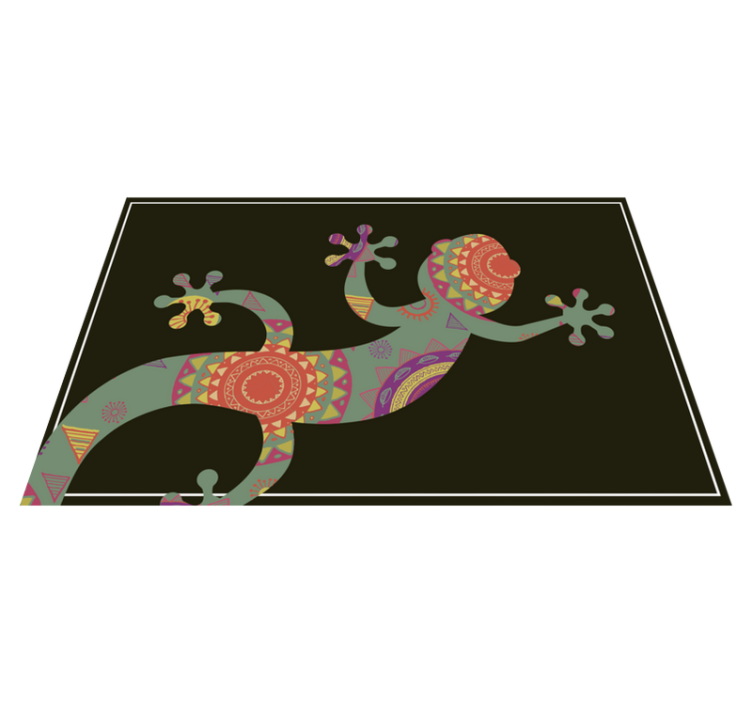 Colorful lizard motif izvirna jedilna podloga - TenStickers