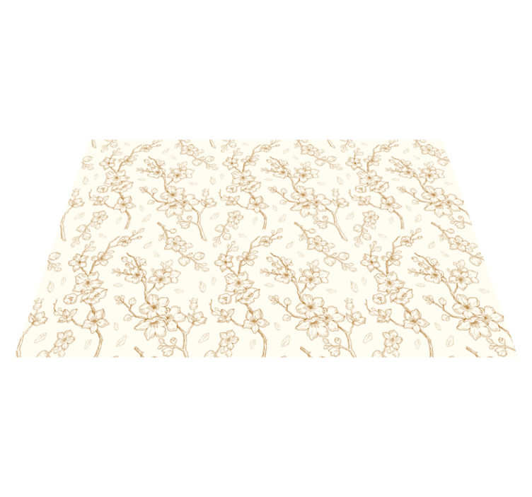 Floral motif sophistication teksturna pogrinjek - TenStickers