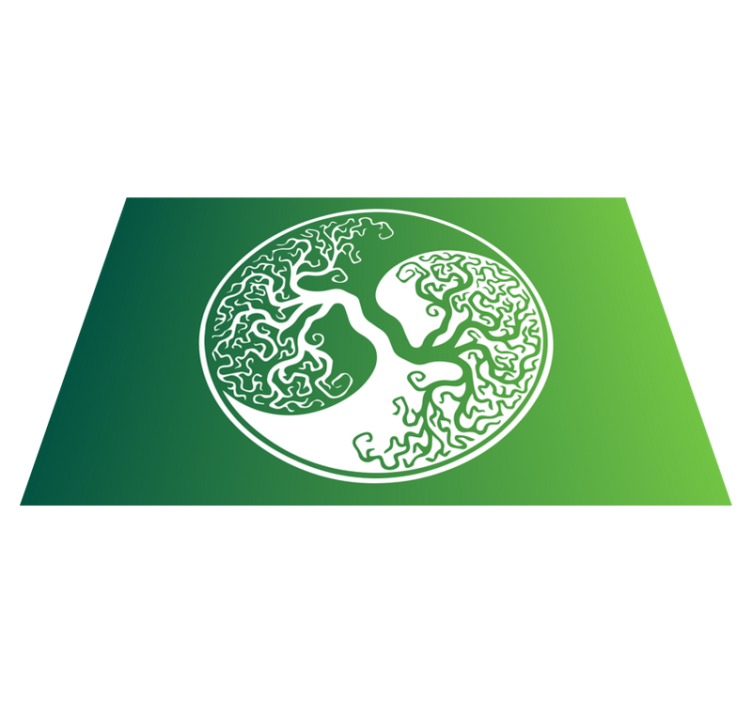 Emblem drevesnih vej za sodobno mizo - TenStickers