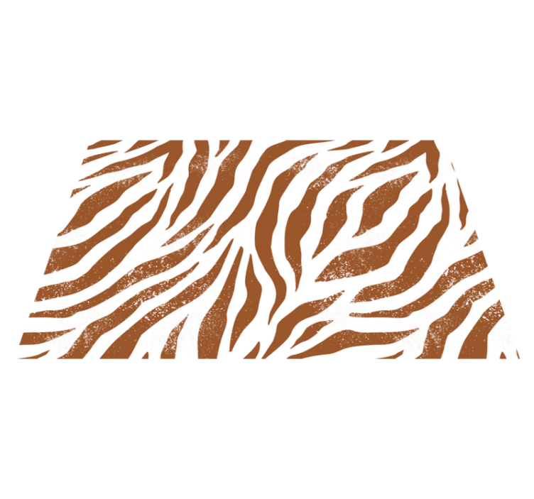 Zebra pattern table cover teksturna pogrinjek - TenStickers