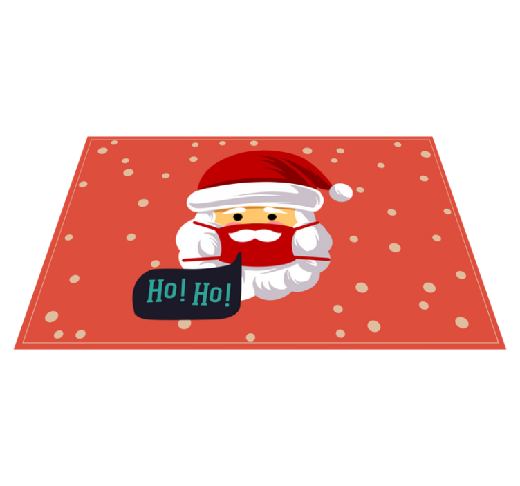 Santa claus cheer božični pogrinjek - TenStickers