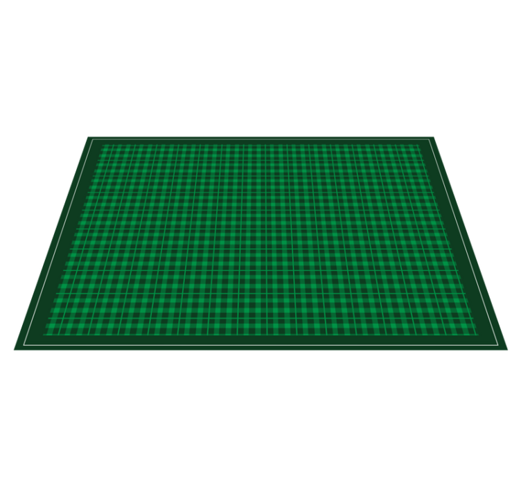 Checkered green surface teksturna pogrinjek - TenStickers