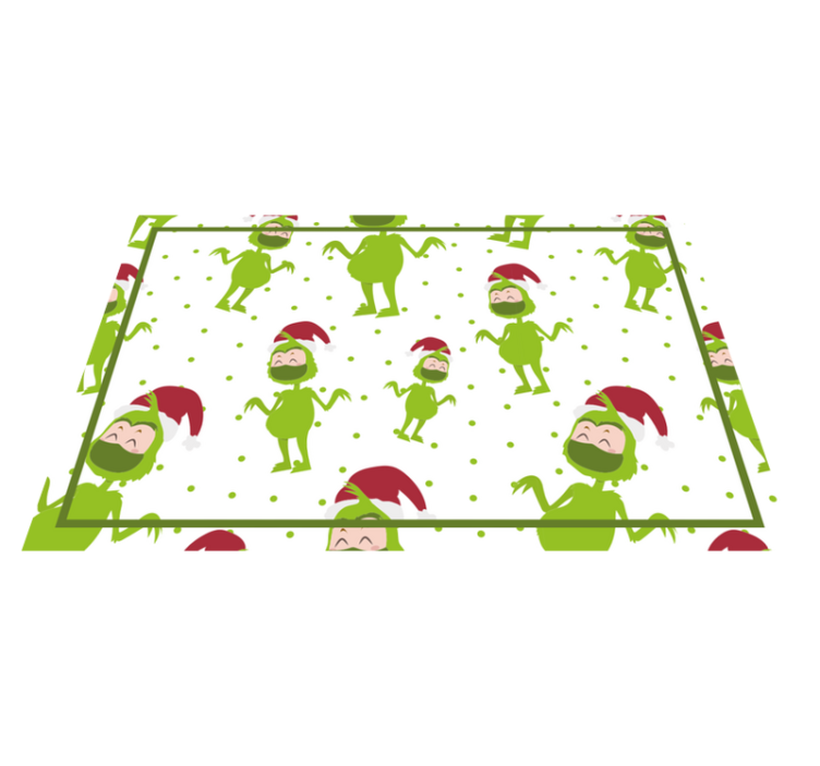 Cheerful grinch characters božični pogrinjek - TenStickers