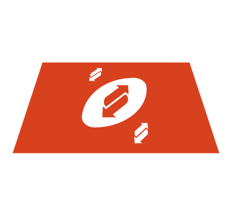 Dynamic arrow pattern izvirna jedilna podloga - TenStickers