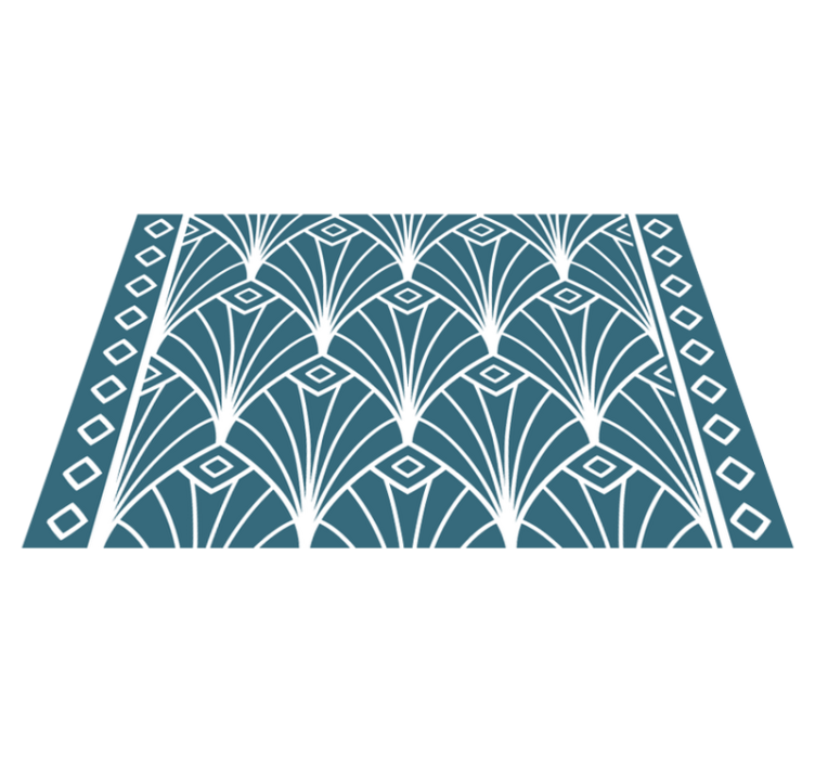 Stylish floral pattern moderno podstavki - TenStickers