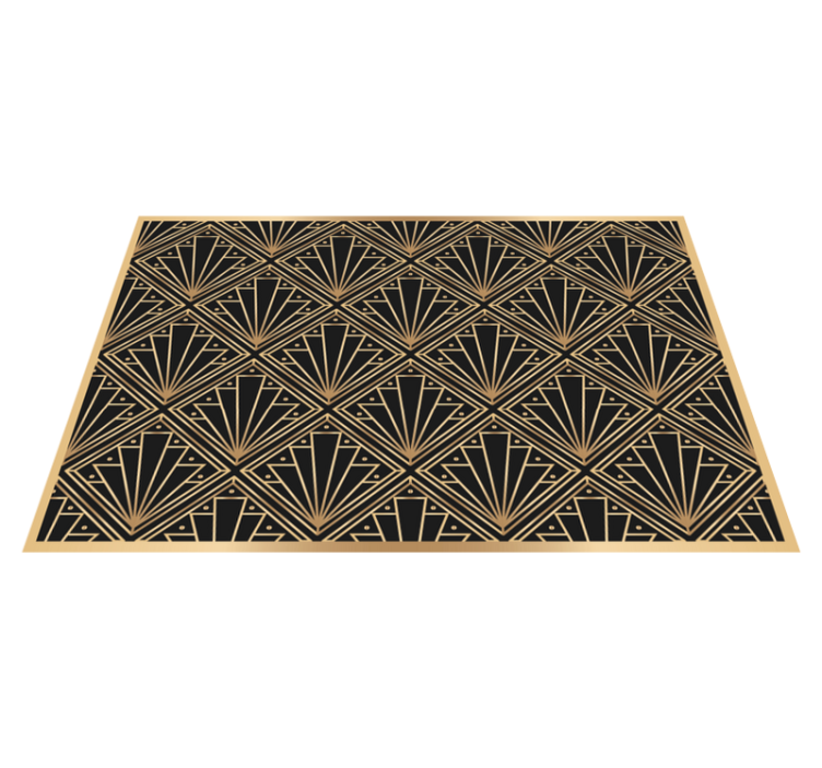 Art deco pattern teksturna pogrinjek - TenStickers